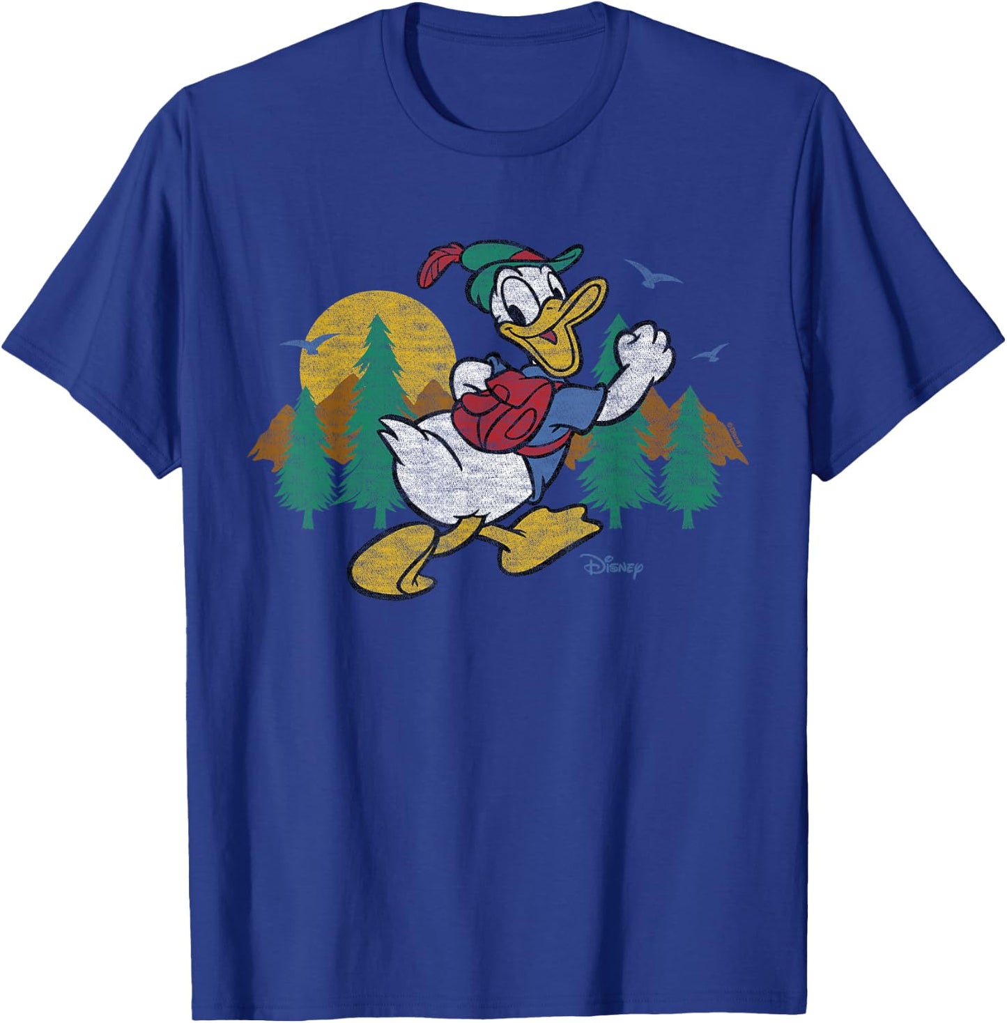 Donald Duck - Donald Hiking T-Shirt - T-Shirt | Royal