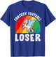 I Suck At Fantasy Football Loser Unicorn Draft Party T-Shirt - T-Shirt | Royal