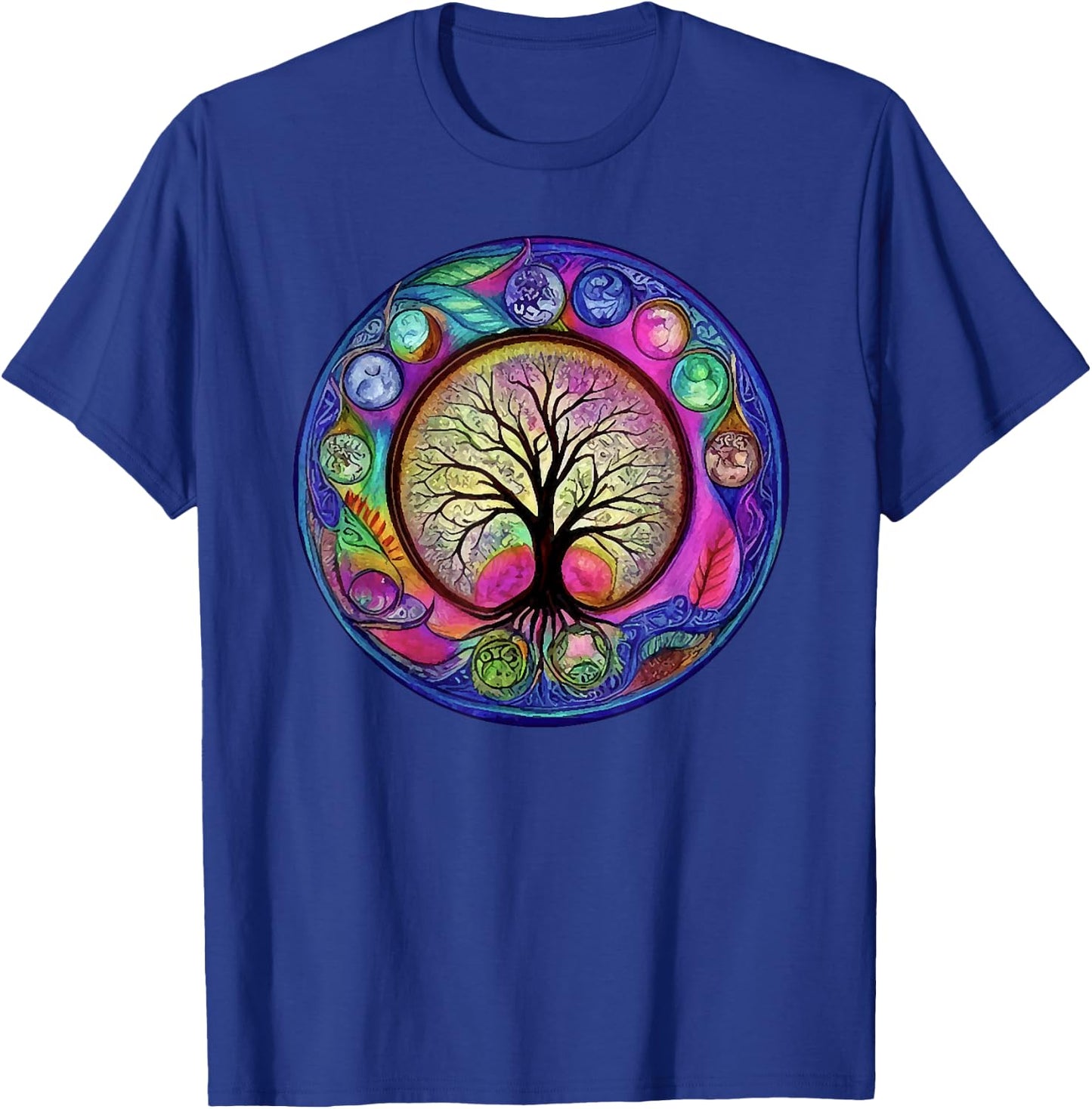 Chakra Whimsical Fantasy Tree of Life T-Shirt - T-Shirt | Royal