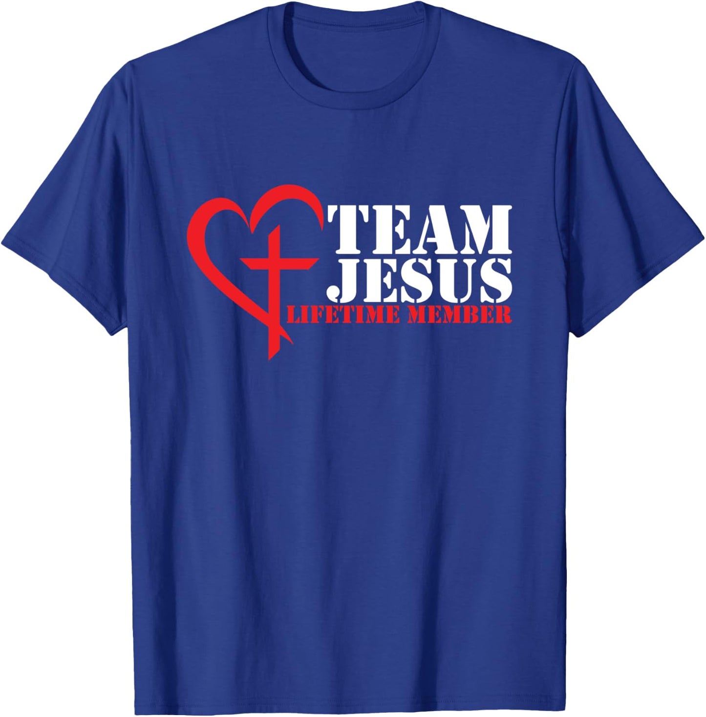 Team Jesus Jesus Religious Church Christian T-Shirt - T-Shirt | Royal