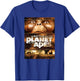 Battle for the Planet of the Apes 1973 Caesar Movie Poster T-Shirt - T-Shirt | Royal