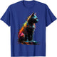 Cat Pet Animal - Art Cat T-Shirt - T-Shirt | Royal
