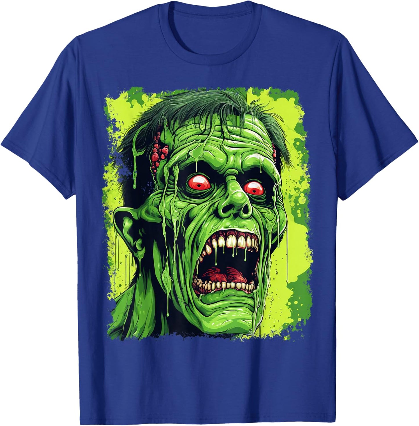 Classic Horror Green Zombie T-Shirt - T-Shirt | Royal