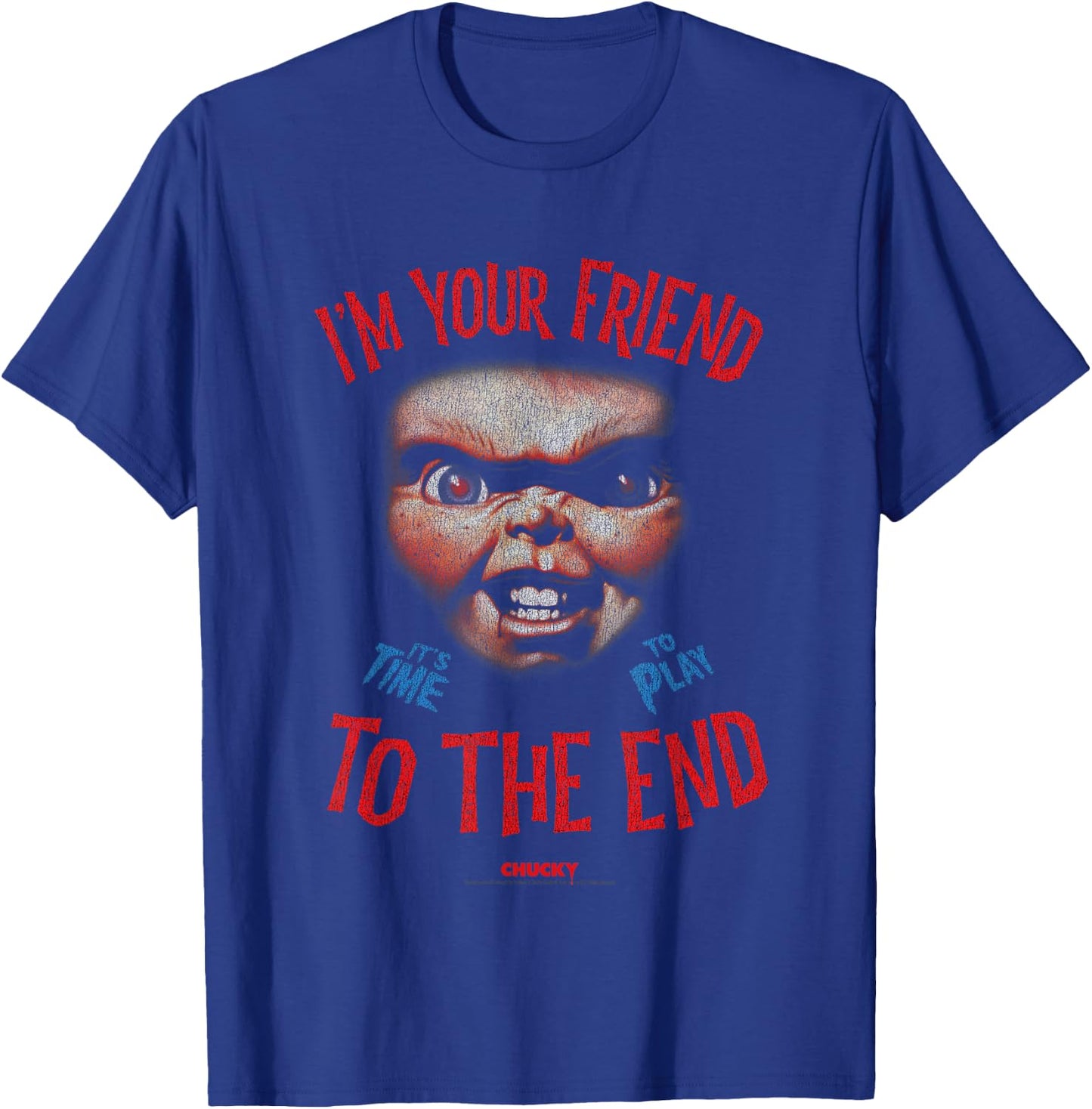 Chucky Friend Till The End T-Shirt - T-Shirt | Royal