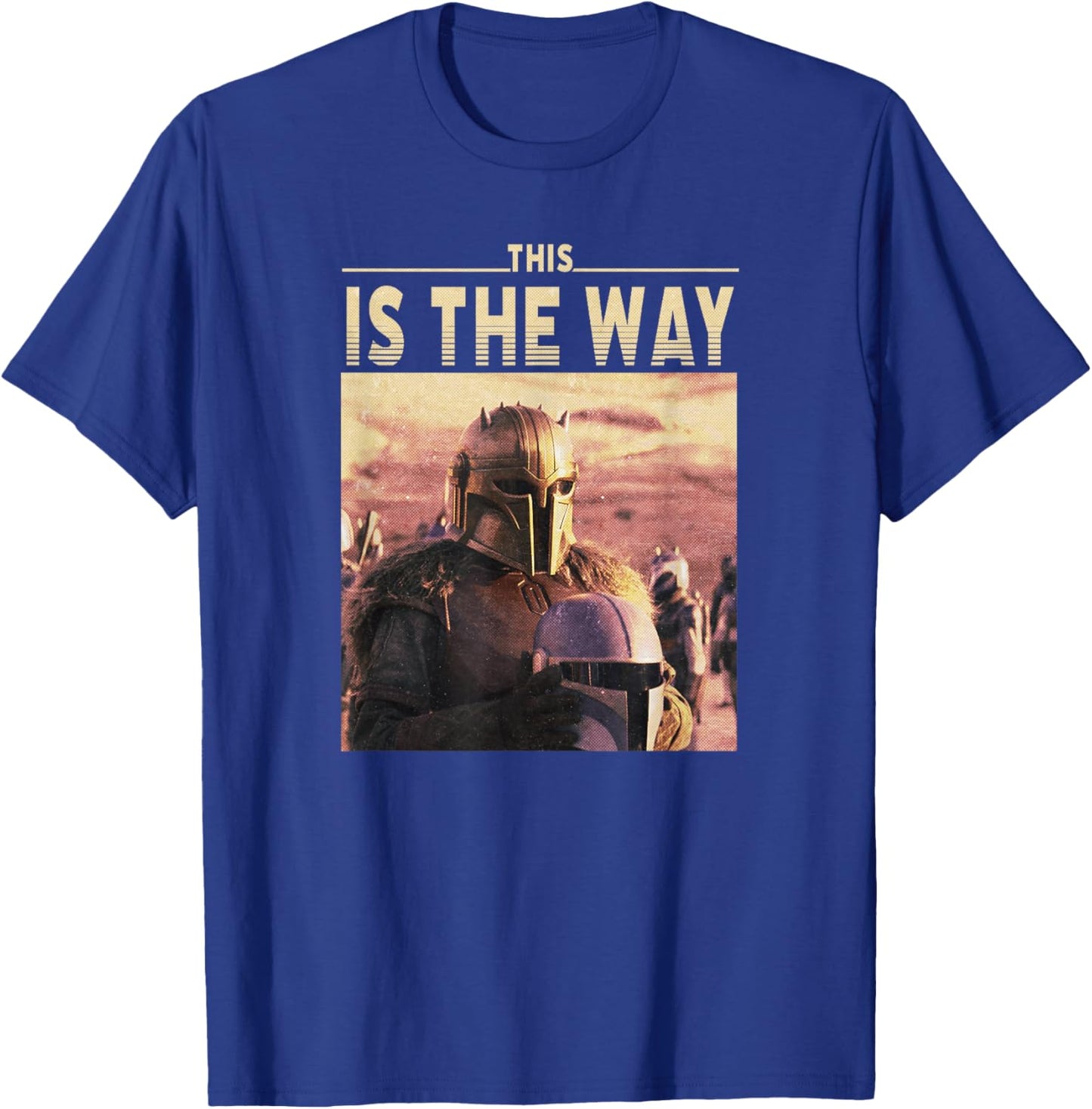 Star Wars: The Mandalorian The Armorer This Is The Way Logo T-Shirt - T-Shirt | Royal