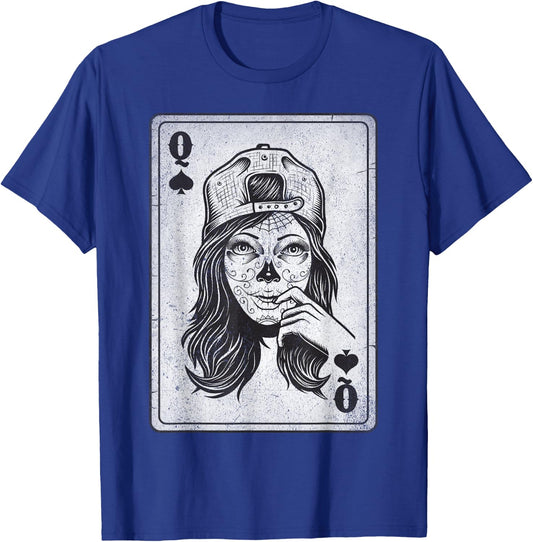 Matching Couple King And Queen skull T-Shirt - T-Shirt | Royal