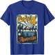 4th Birthday camping themed Party Made four adventure T-Shirt - T-Shirt | Royal