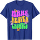 Retro Make Heaven Crowded Jesus Revolution Christian Faith T-Shirt - T-Shirt | Royal