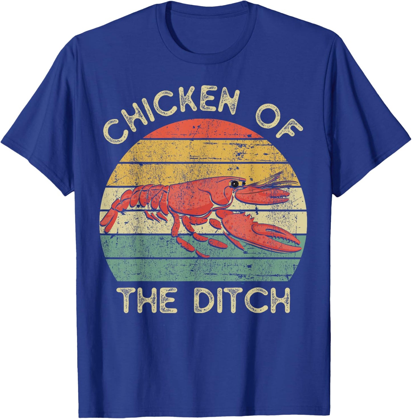 Louisiana State New Orleans Mardi Gras Chicken of the ditch T-Shirt - T-Shirt | Royal