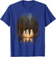 Vintage Ghost Campfire Camping Gothic Halloween T-Shirt - T-Shirt | Royal