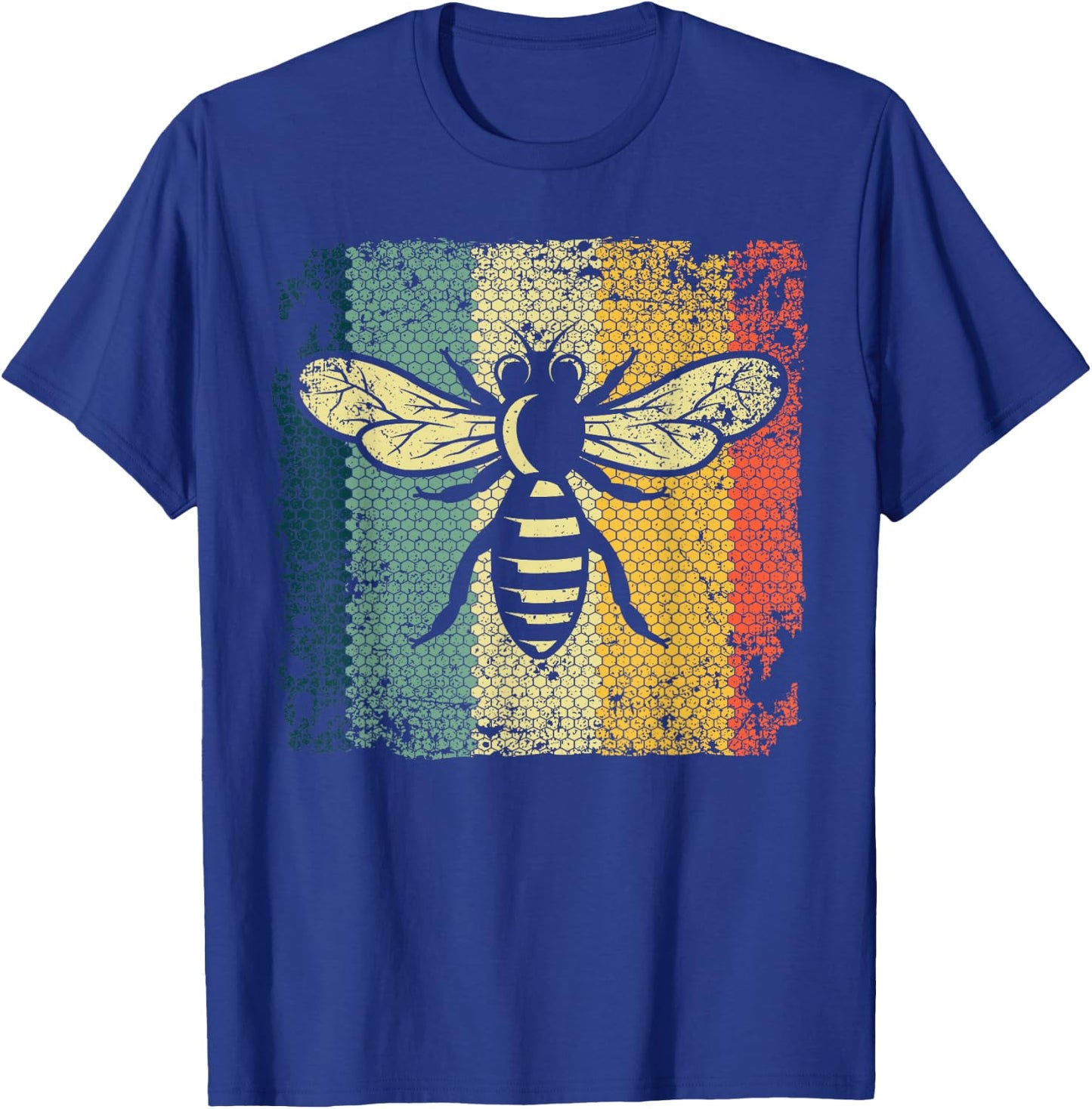 Funny Vintage Bee Designs Women Honey Beekeeping Bee T-Shirt - T-Shirt | Royal