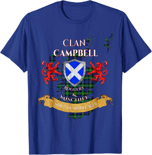 Campbell Loudoun Scottish Family Clan Middle Ages Mischief T-Shirt - T-Shirt | Royal