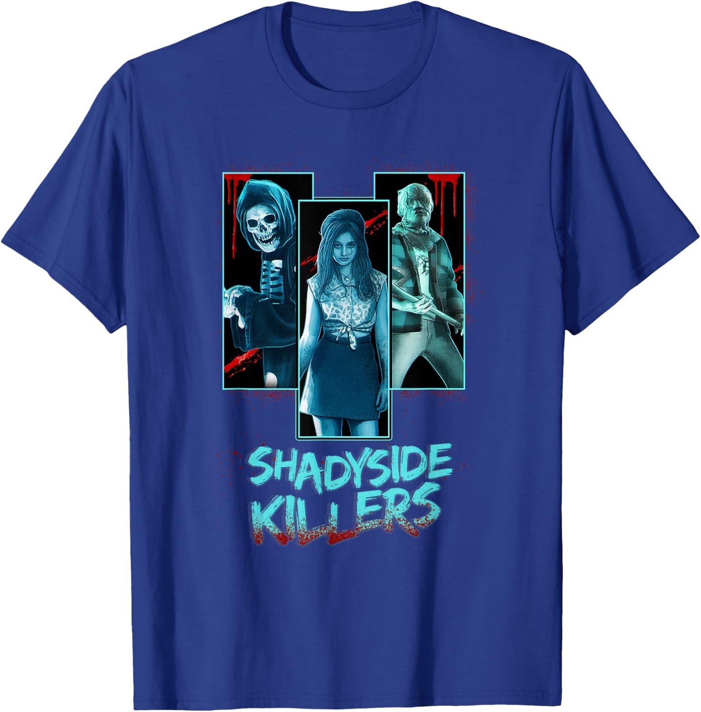 Fear Street Shadyside Killers Panels T-Shirt - T-Shirt | Royal