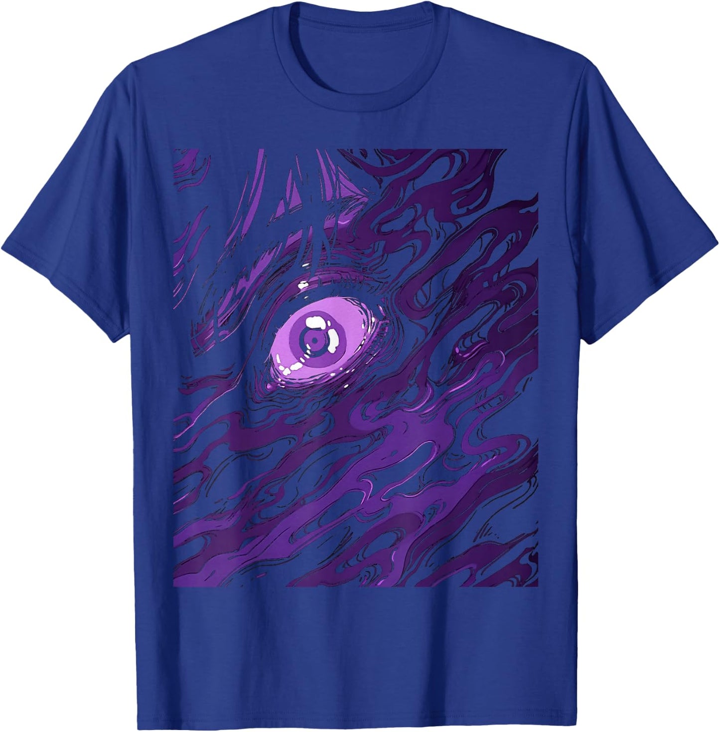 Creepy Japan Japanese Anime Manga Horror Aesthetic Weirdcore T-Shirt - T-Shirt | Royal