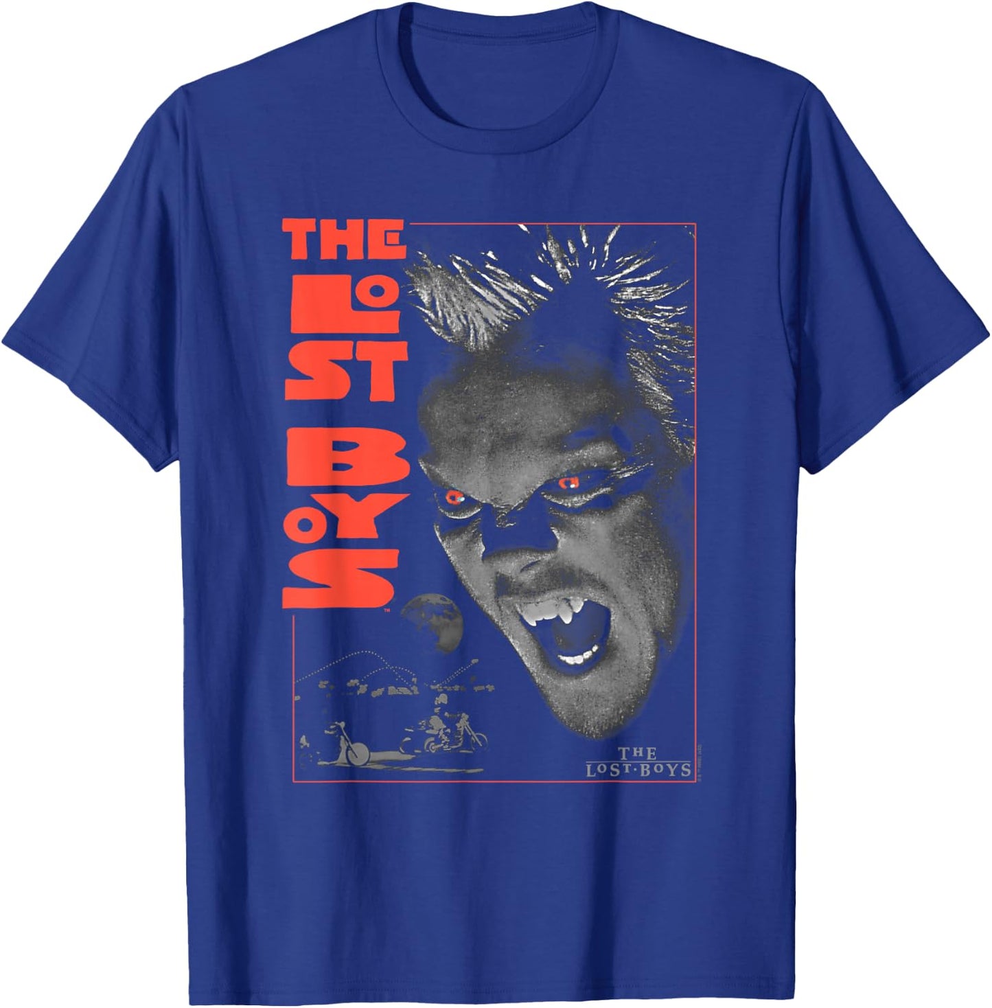 Warner Bros. The Lost Boys Fun to Be a Vampire Poster - Boys, Horror Enthusiasts, Halloween Lovers - Black - - Short Sleeve - Small T-Shirt - T-Shirt | Royal