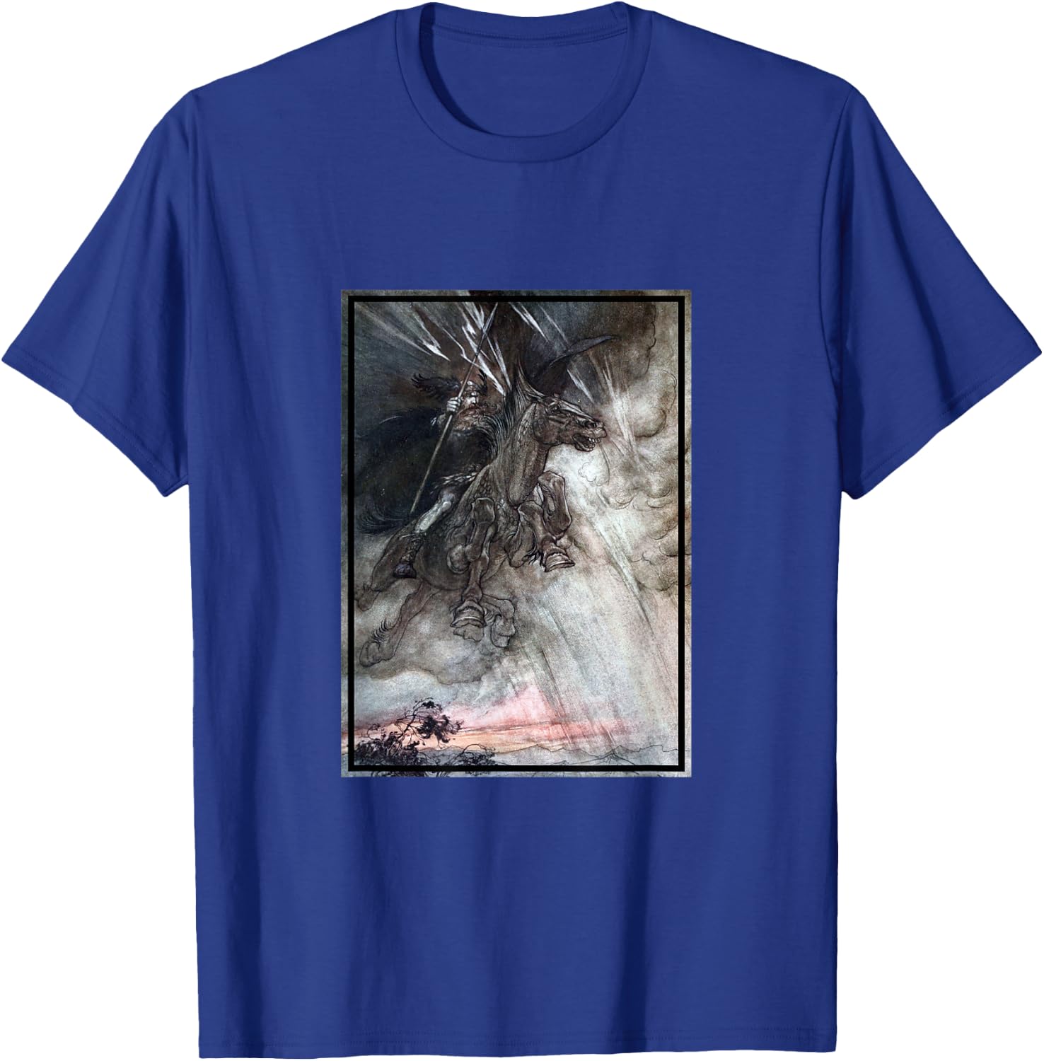 King Wotan - Rhinegold and the Valkyries Illustration T-Shirt - T-Shirt | Royal