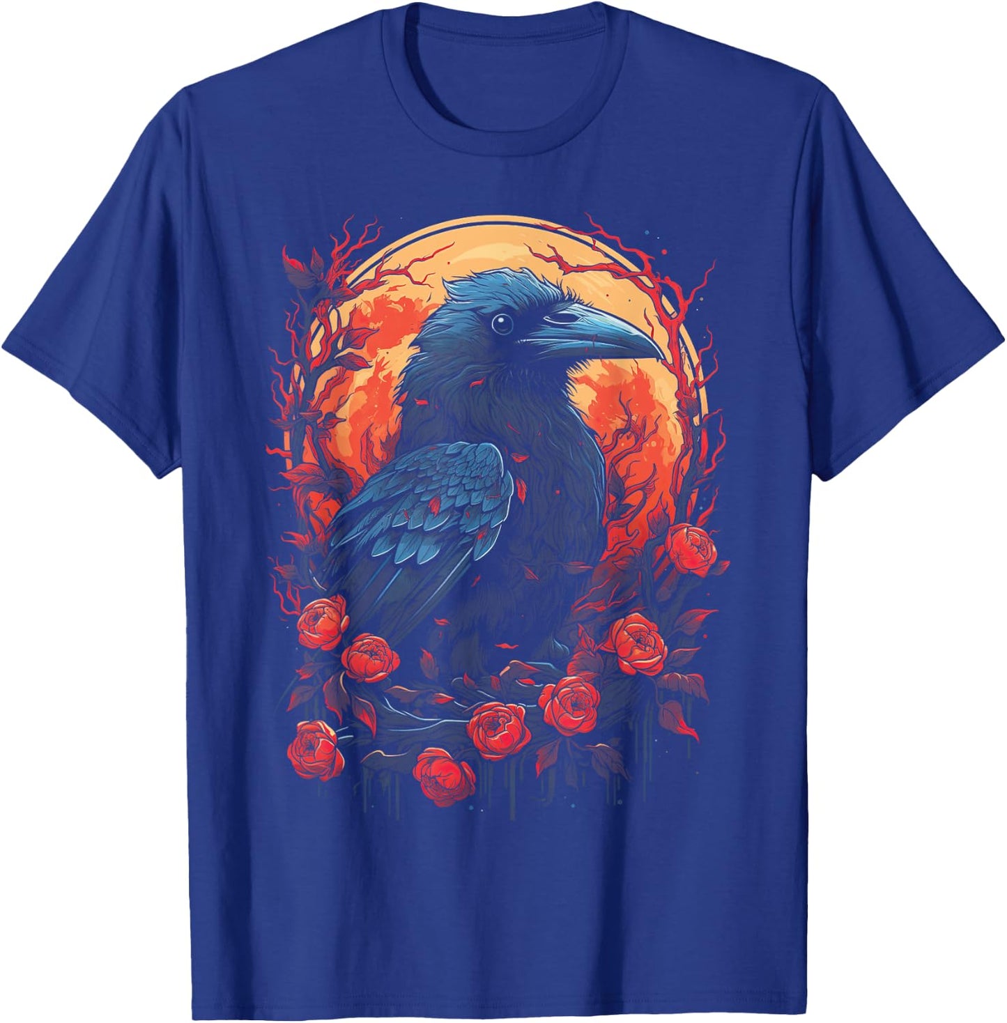 Raven Black gothic Occult Viking Witchcraft T-Shirt - T-Shirt | Royal