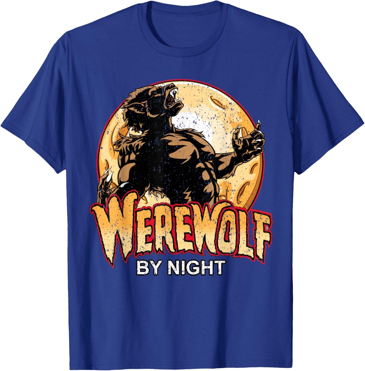 Vintage Werewolf By Night T-Shirt - T-Shirt | Royal