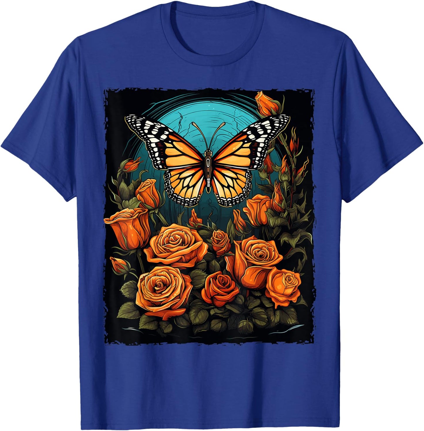 Monarch Butterfly Halloween T-Shirt - T-Shirt | Royal