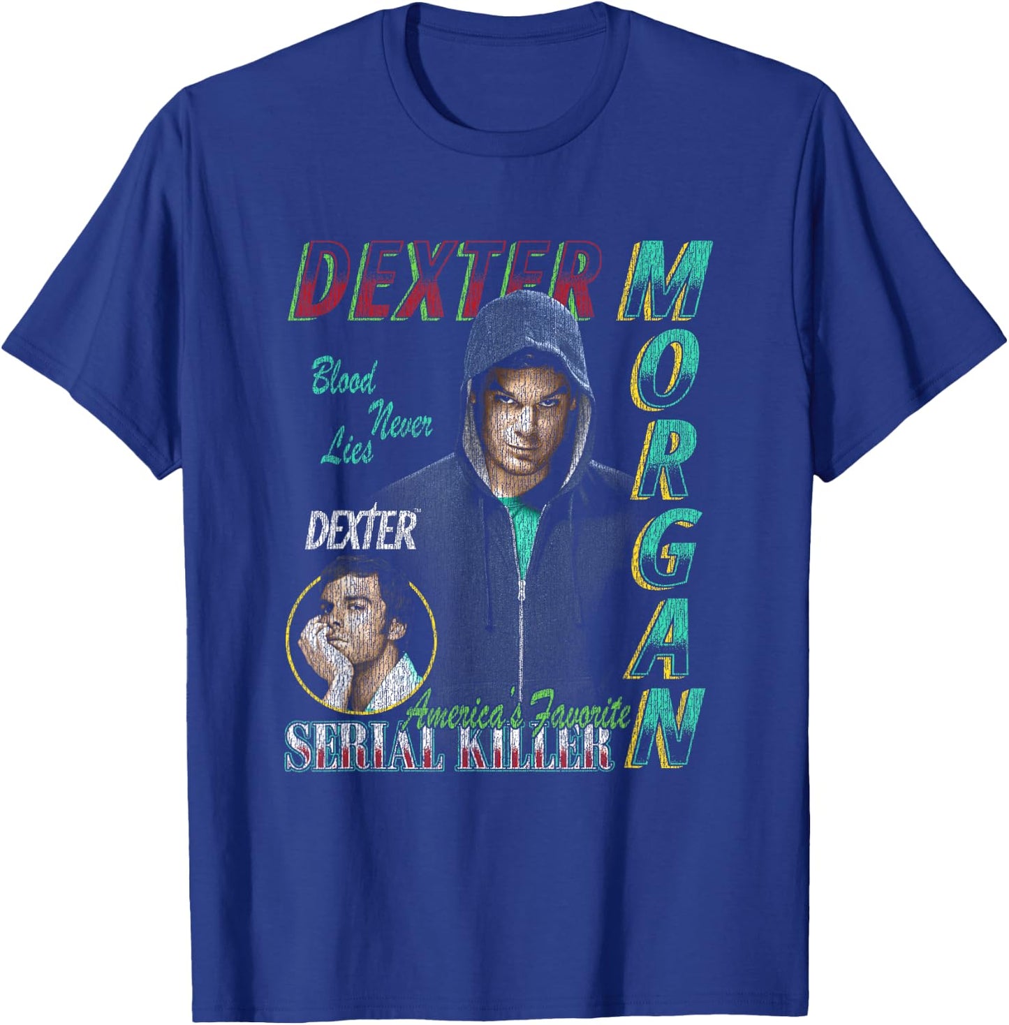 Dexter 90’s Bootleg Dexter Morgan TV Show T-Shirt - T-Shirt | Royal