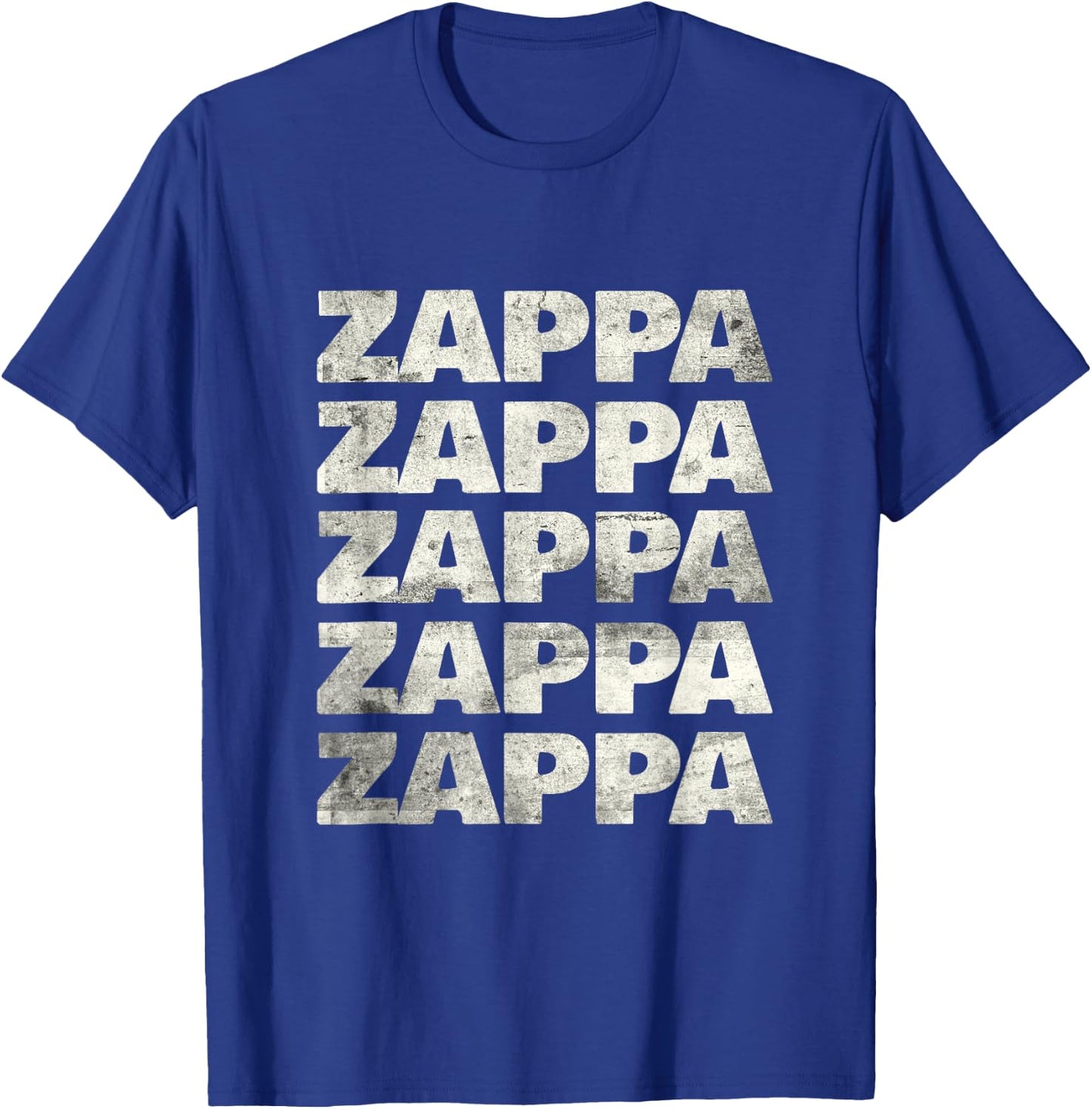 Love Heart Zappa Grunge Retro Vintage Style Black Zappa T-Shirt - T-Shirt | Royal