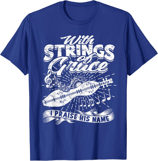 Dulcimer Player Mountain Dulcimer T-Shirt - T-Shirt | Royal