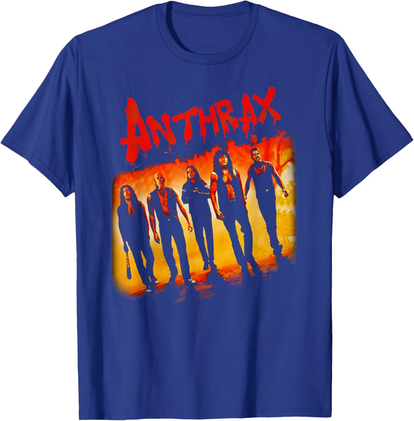 Anthrax – Warriors T-Shirt - T-Shirt | Royal