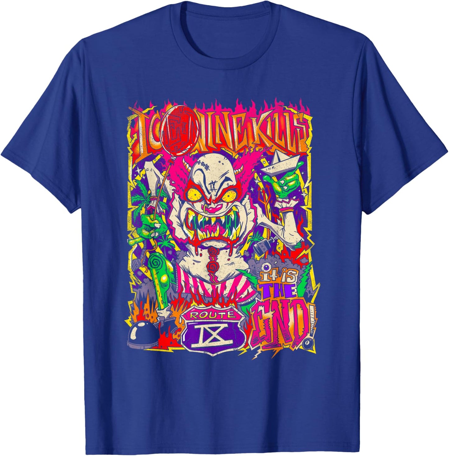 Ice Nine Kills – Zombie Clown T-Shirt - T-Shirt | Royal