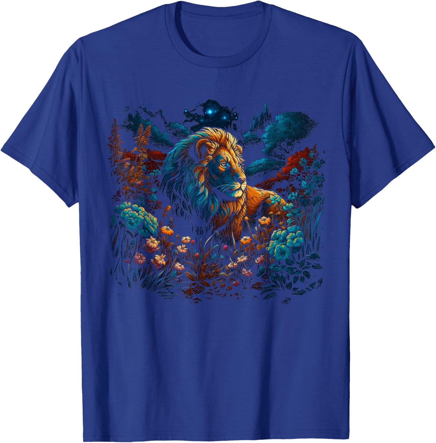 Mystical Lion T-Shirt - T-Shirt | Royal