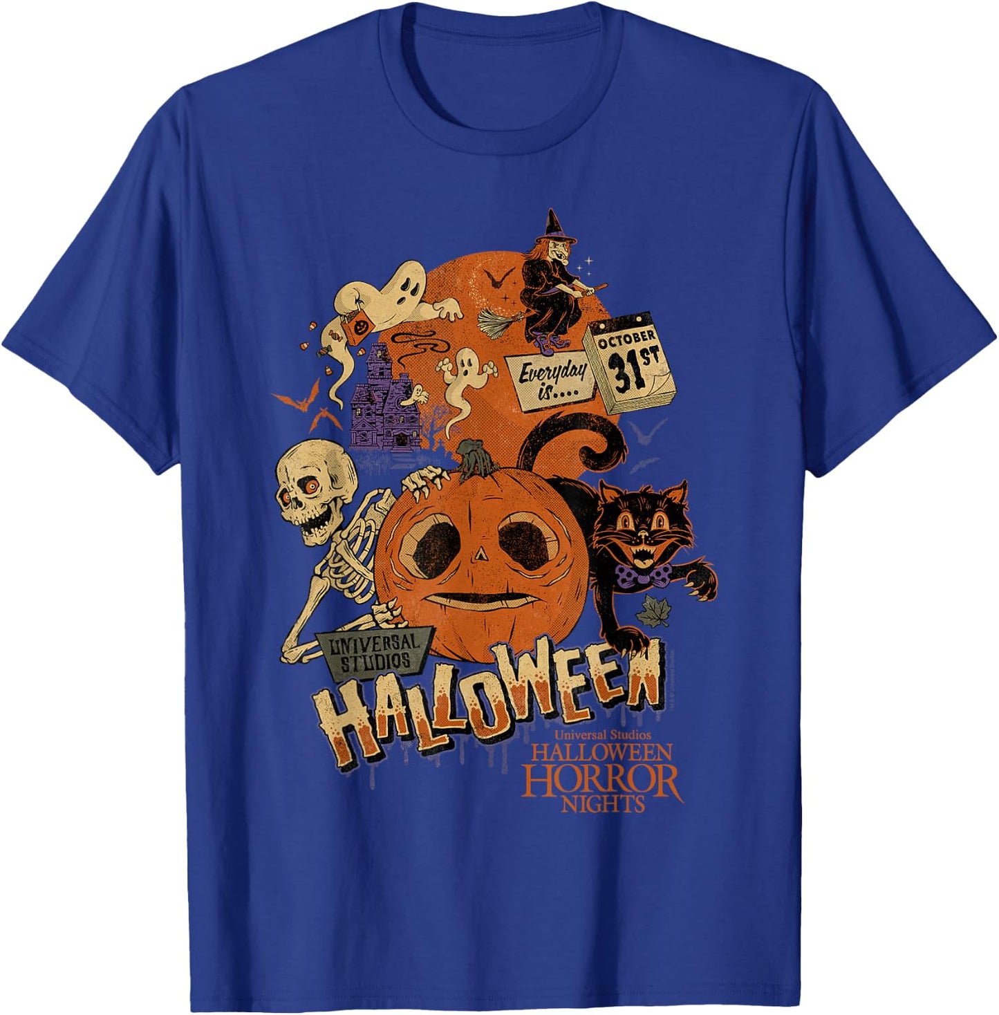 Halloween Horror Nights Lil Boo Pumpkin T-Shirt - T-Shirt | Royal