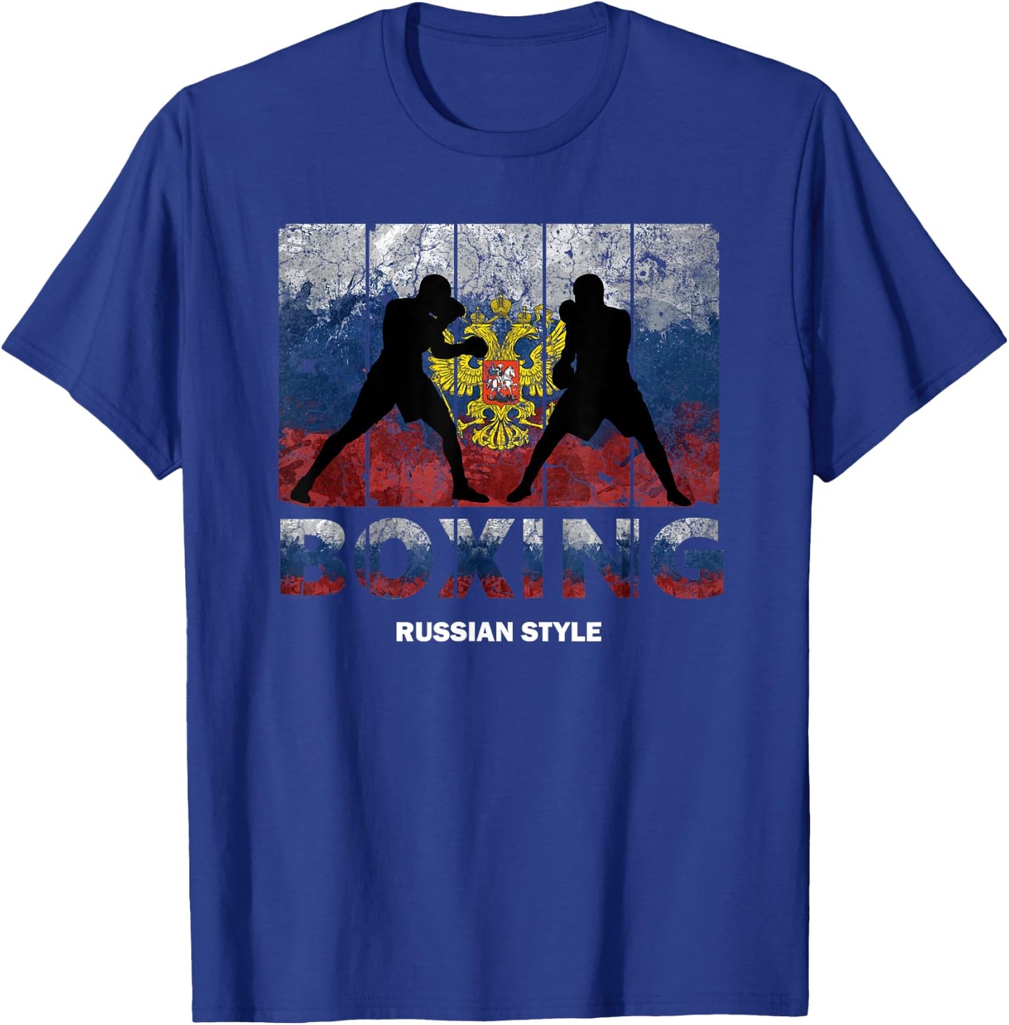Russian Vintage style boxing Great Boxing Russia T-Shirt - T-Shirt | Royal