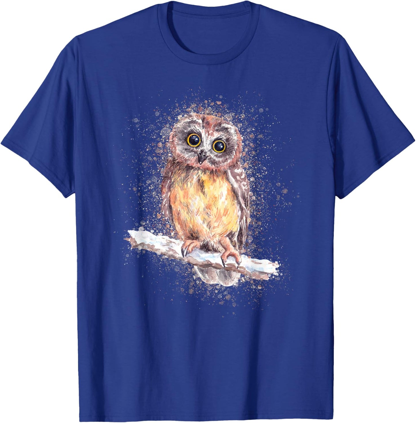 Owl Lover, Bird Lover Art, Owl Lover Art, Owl T-Shirt - T-Shirt | Royal