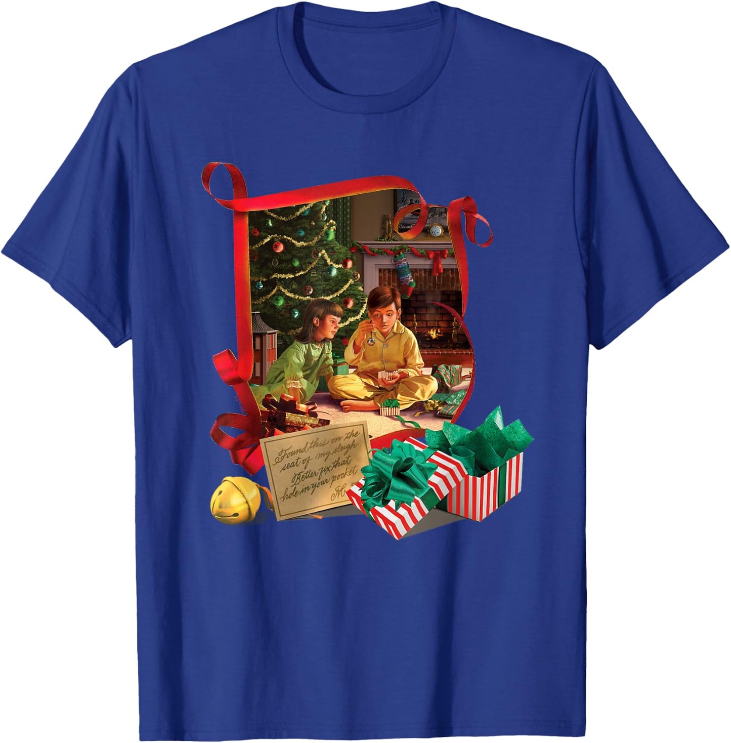 The Polar Express The First Gift Of Christmas Returned T-Shirt - T-Shirt | Royal
