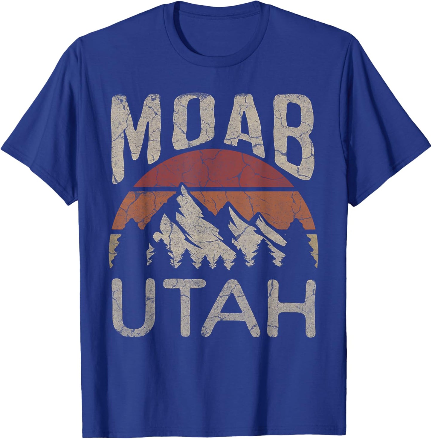 Moab Utah Nature Hiking Outdoors T-Shirt - T-Shirt | Royal