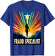 Fraud Specialist Funny Female Hero Job Women T-Shirt - T-Shirt | Royal