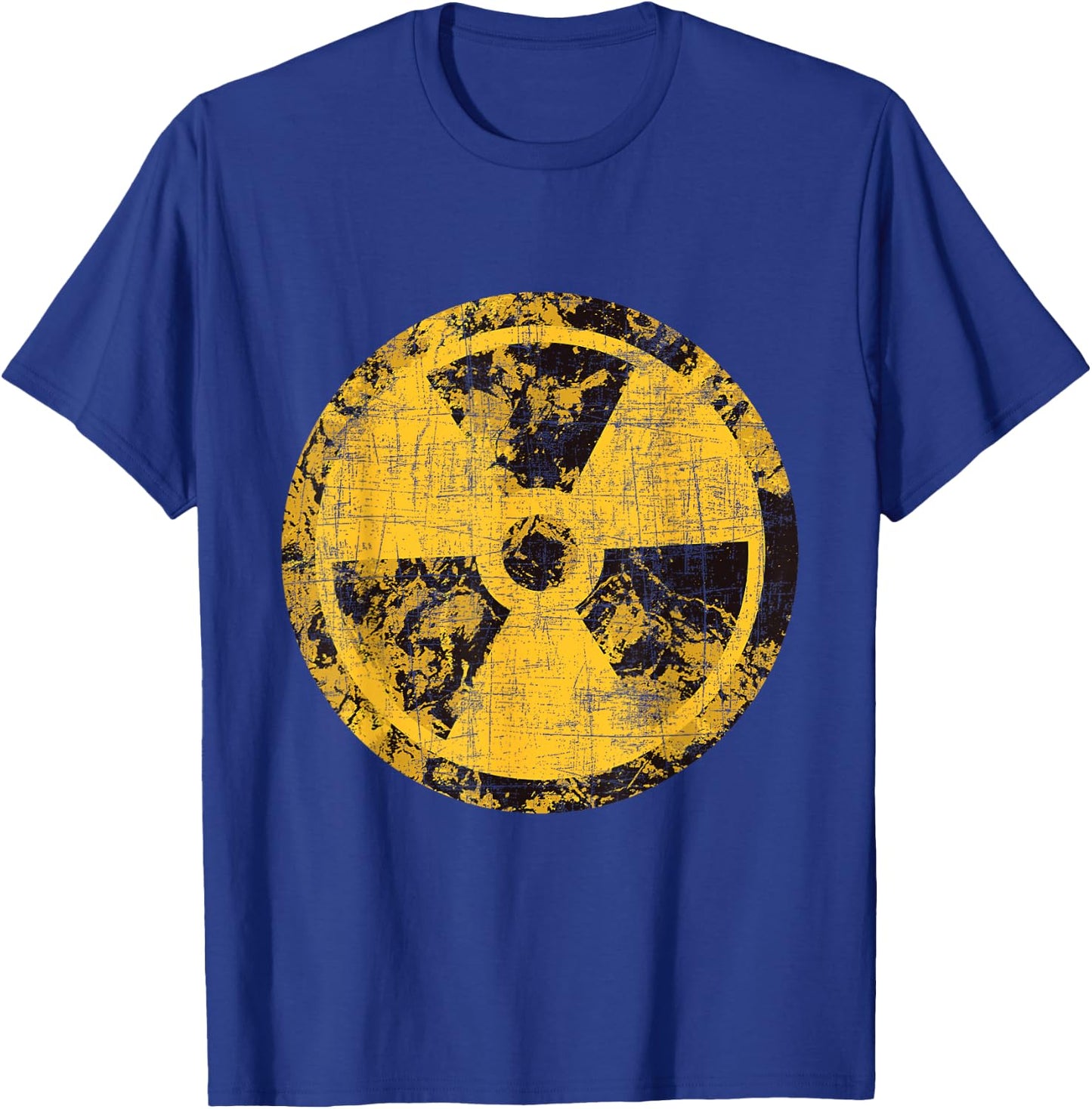 Biohazard Radioactive Sign - Science Lover Nuclear Engineer T-Shirt - T-Shirt | Royal
