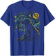 Labrador Retriever Starry Night Dogs Lover Gifts Graphic T-Shirt - T-Shirt | Royal