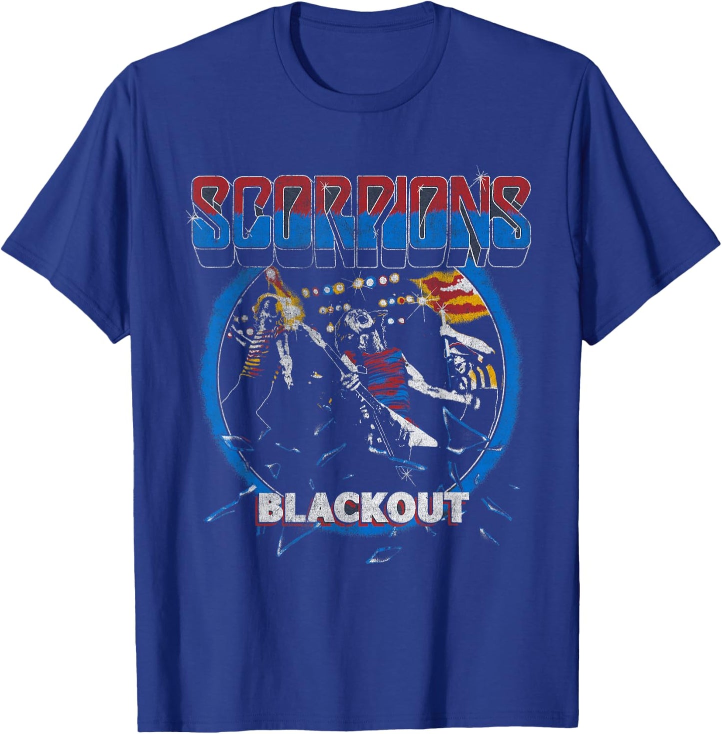 Official Scorpions Blackout Live Small T-Shirt - T-Shirt | Royal