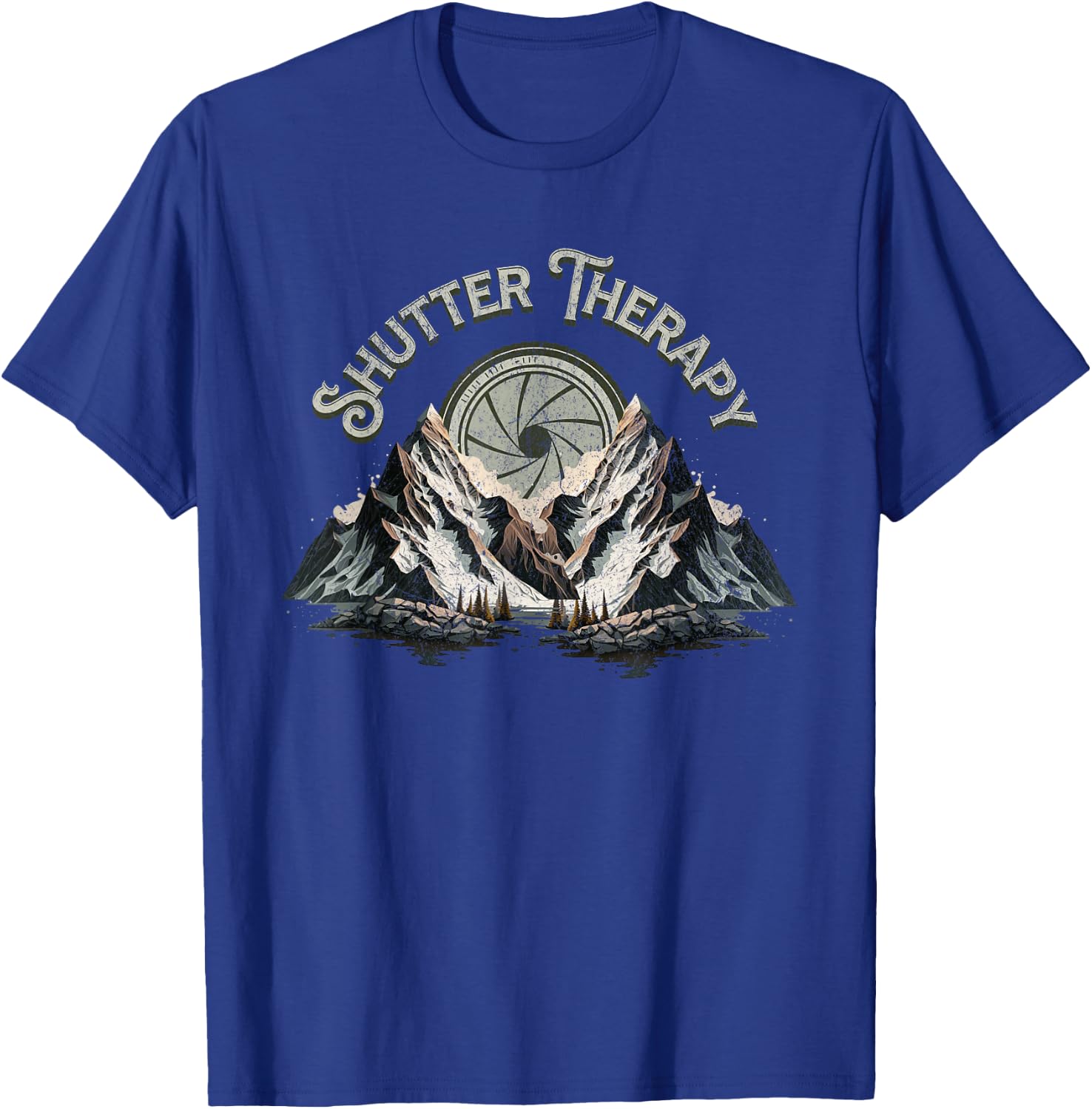 Shutter Therapy Photography Photographer 35 mm ISO Vintage T-Shirt - T-Shirt | Royal