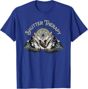Shutter Therapy Photography Photographer 35 mm ISO Vintage T-Shirt - T-Shirt | Royal