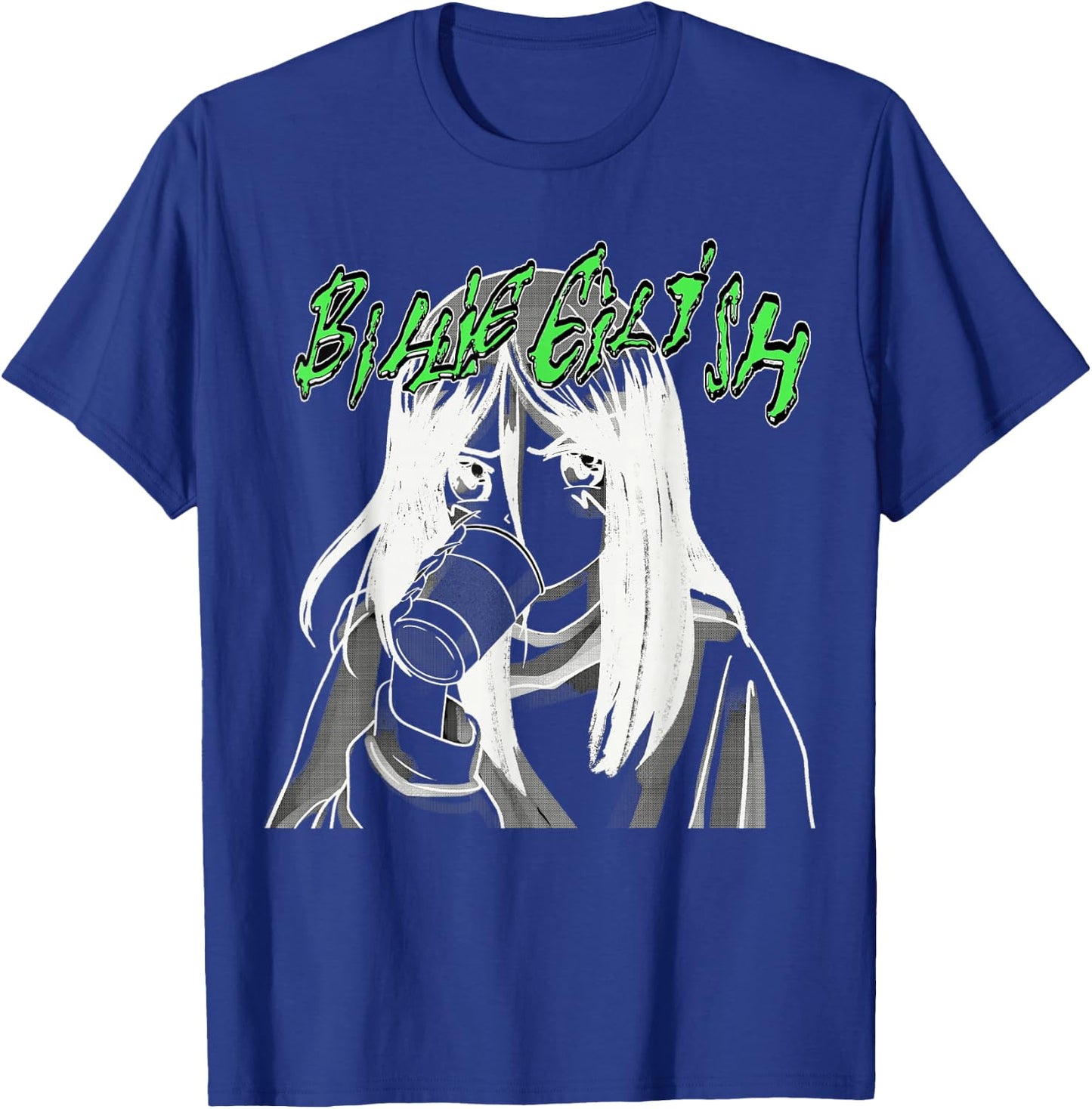 Official Billie Eilish Coffee Animated T-Shirt - T-Shirt | Royal