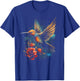 Hummingbird Flower Bird lover Animal T-Shirt - T-Shirt | Royal