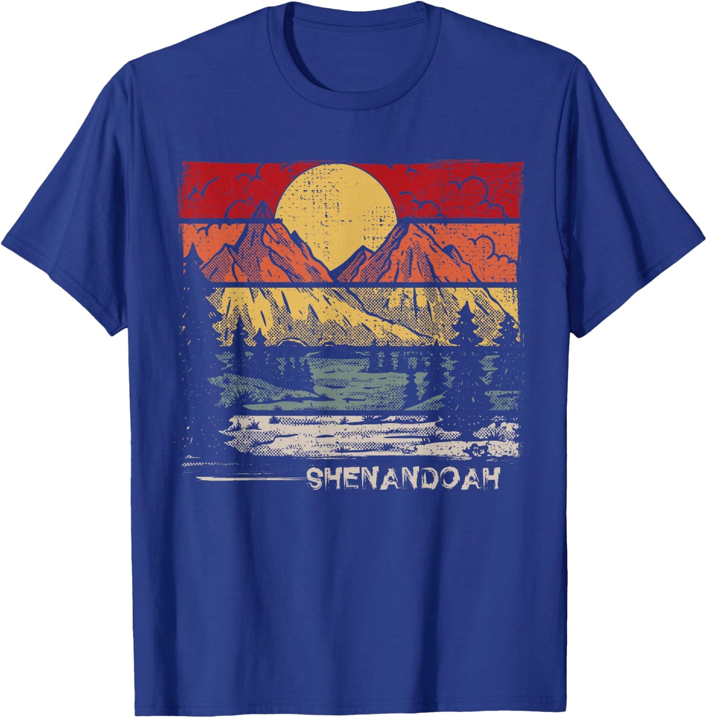 Retro Shenandoah National Park US Vintage Shenandoah T-Shirt - T-Shirt | Royal