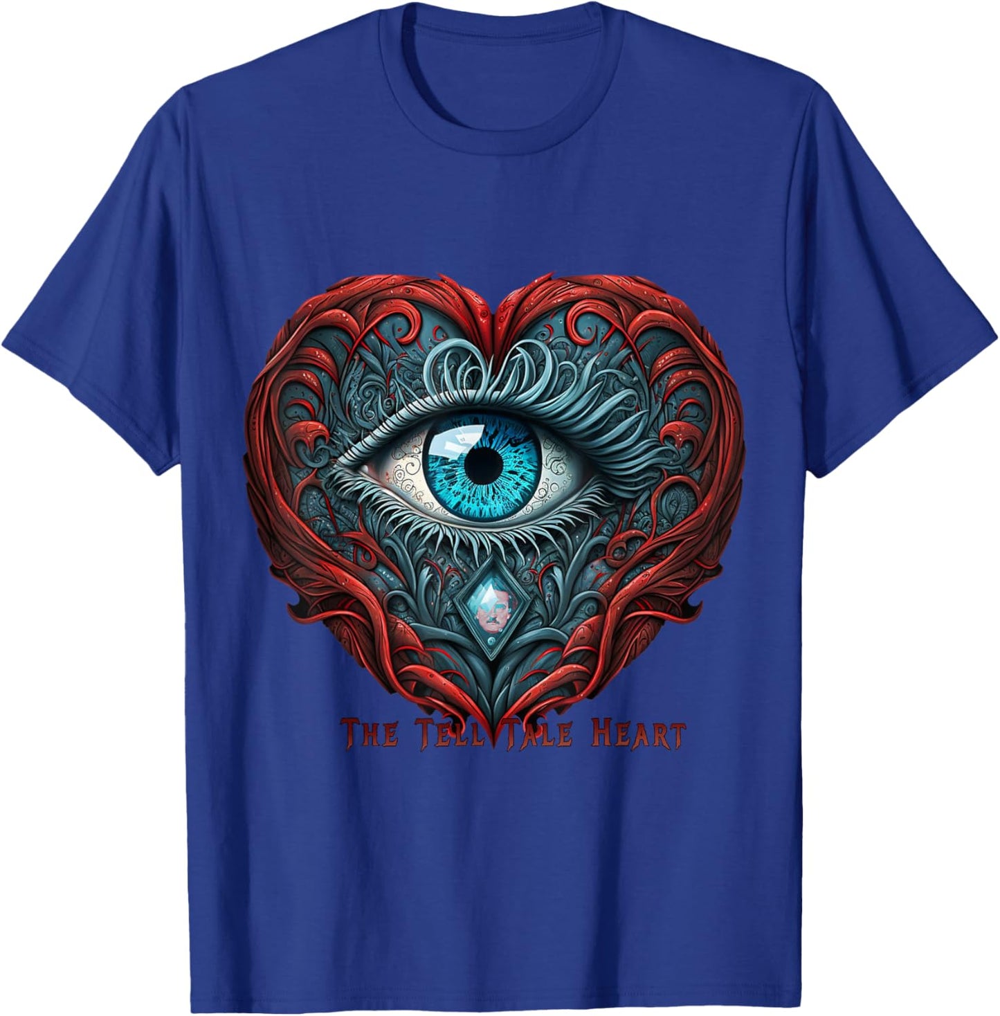 The Tell-Tale Heart by Edgar Allan Poe T-Shirt - T-Shirt | Royal