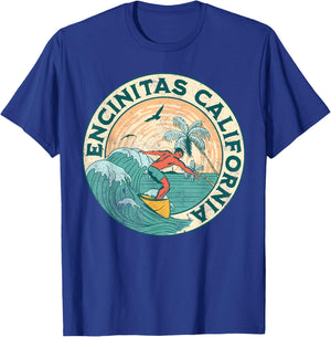 Encinitas California T-Shirt - T-Shirt | Royal