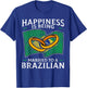 Brazilian Marriage Brazil Married Flag Wedded Culture T-Shirt - T-Shirt | Royal