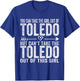 Girl Out Of Toledo Ohio Hometown Home Toledo T-Shirt - T-Shirt | Royal