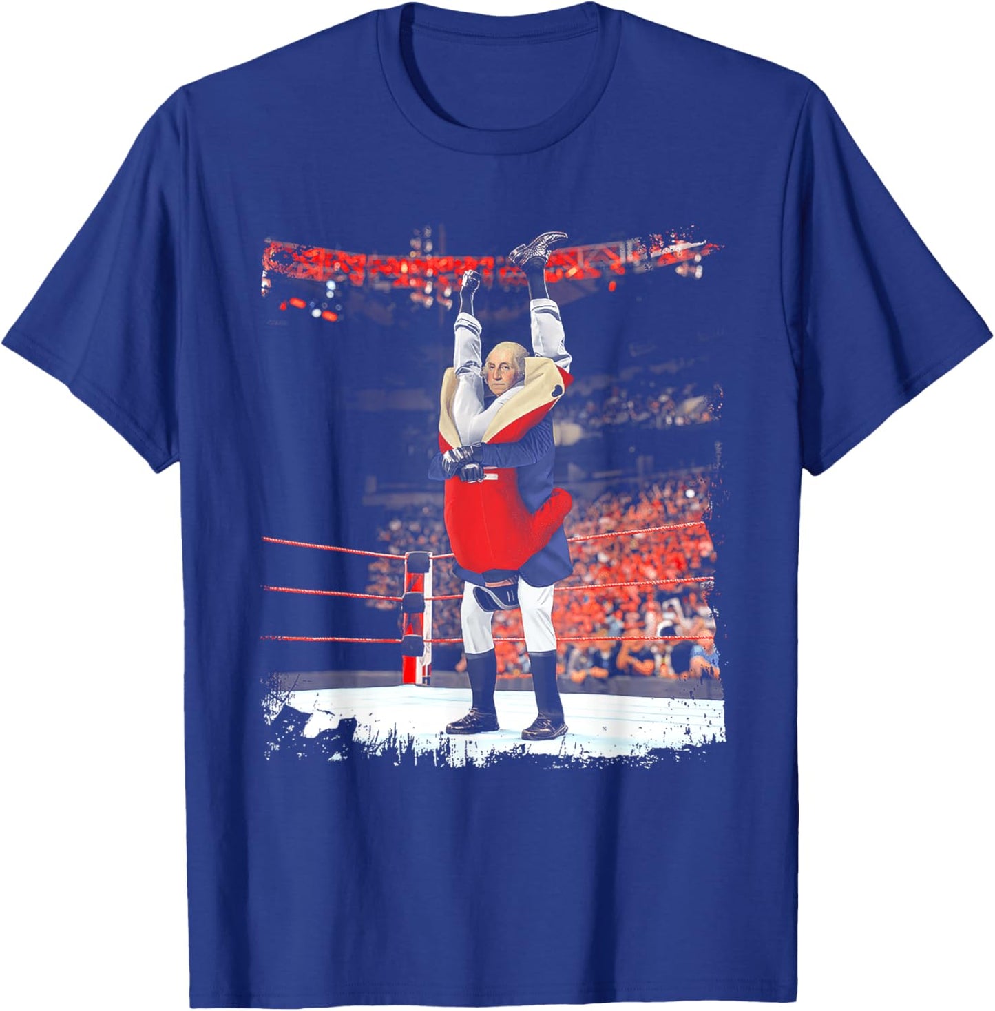 George Washington Wrestling T-Shirt - T-Shirt | Royal