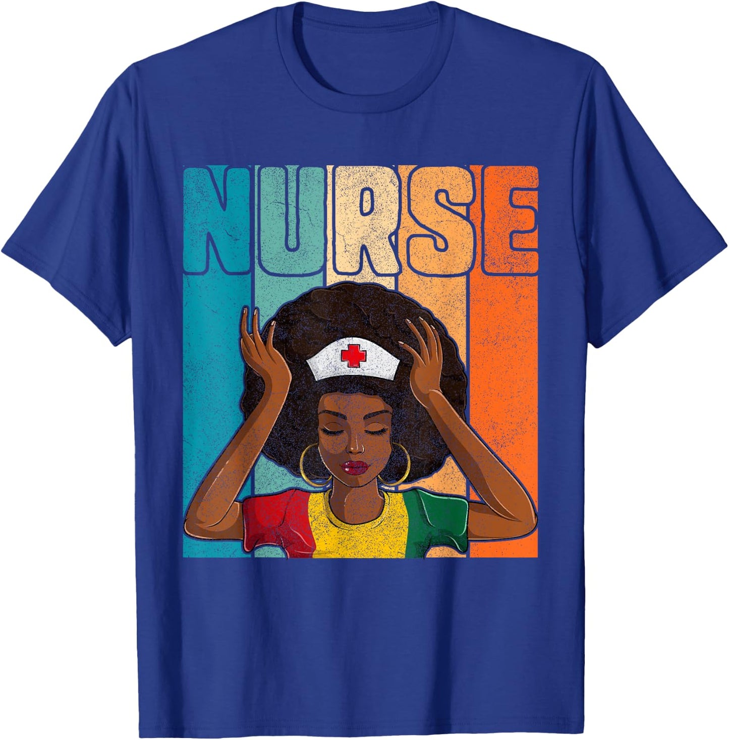 Black History Month T Shirts Women, Black Juneteenth Nurse T-Shirt - T-Shirt | Royal