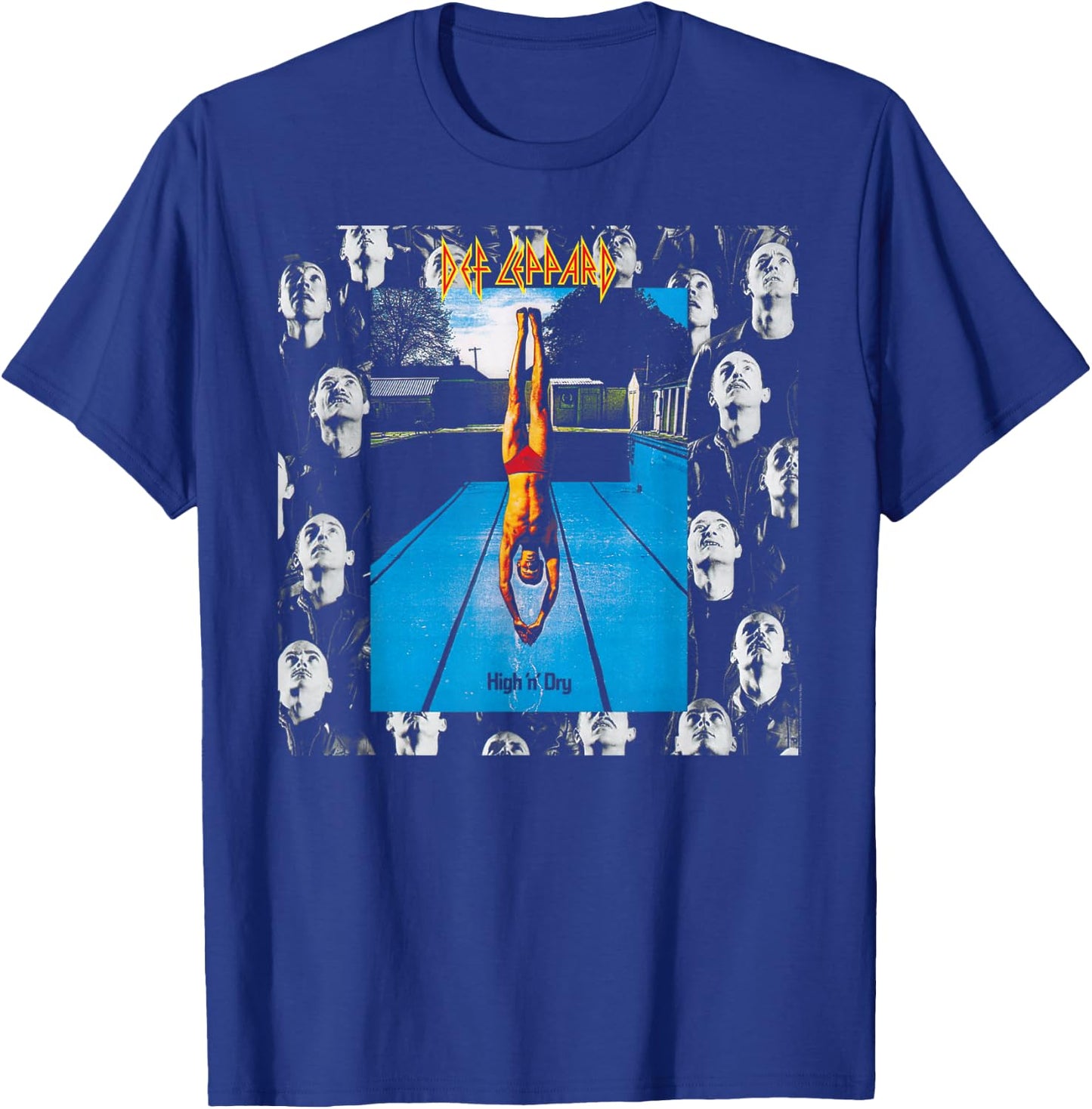 Def Leppard - High 'n' Dry T-Shirt - T-Shirt | Royal